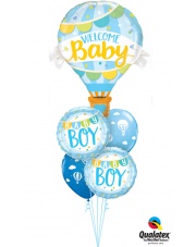 Bukiet Baby Boy Balony z Helem