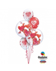 Bukiet Walentynkowy Love - Balony z Helem 
