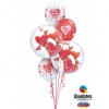 Bukiet Walentynkowy Love - Balony z Helem 