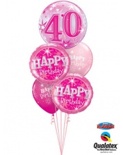 Bukiet Urodzinowy 40 Lat - Balony z Helem 