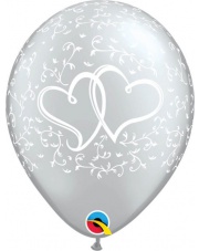 Balon z Helem Serduszka 11″ / 28cm (6szt.)