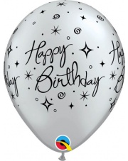 Balon z Helem Serduszka 11″ / 28cm (6szt.) - urodzinowy