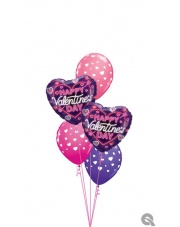 Bukiet Balonowy - Szczęśliwych Walentynek