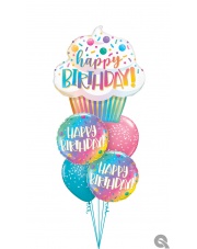 Bukiet Urodzinowy - balony Wszystkiego Najlepszego