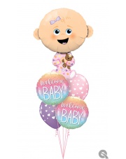 Bukiet Urodzinowy - balony Witamy Na Świecie