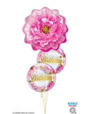 Balony z Helem - Bukiet Urodzinowy - Kwiatek